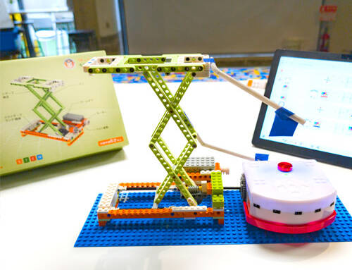 Scissor Lift (Apitor E × Thymio)