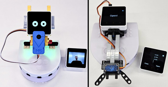 integrated claw projets avancés réalisés avec le Thymio 3